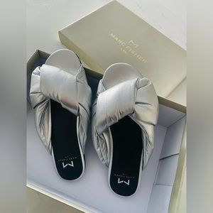 March Fisher LTD Olgalia Slides Silver